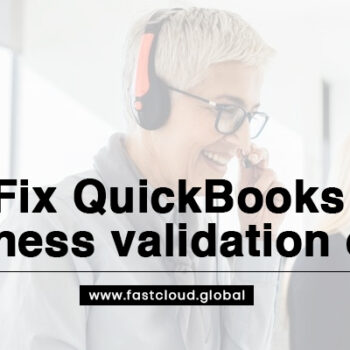 fix QuickBooks validation error